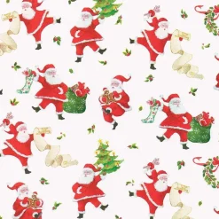 Dancing Santas Wrapping Paper - 30