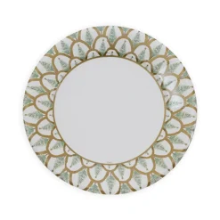 Deco Christmas Gold Dinner Plates - 8 Per Package