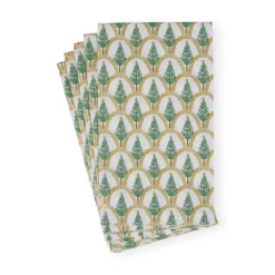 Deco Christmas Gold Guest Towel Napkins - 15 Per Package