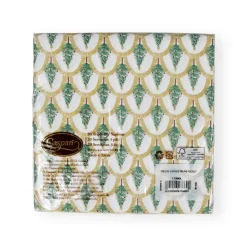 Deco Christmas Gold Luncheon Napkins - 20 Per Package