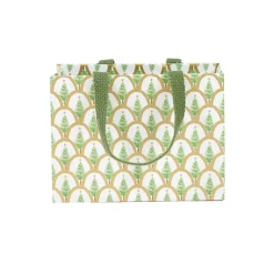 Deco Christmas Gold Small Square Gift Bag - 1 Each