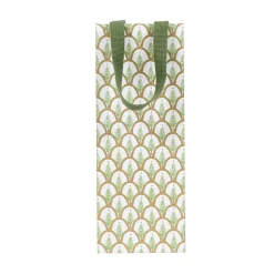 Deco Christmas Gold Wine & Bottle Gift Bag - 1 Each