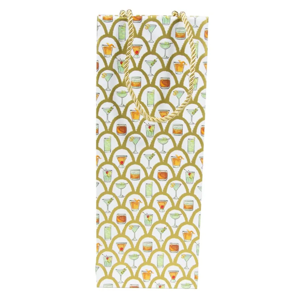 Deco Cocktails Wine & Bottle Gift Bags - 1 Each