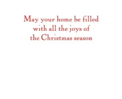 Decorated Living Room Classic Boxed Christmas Cards - includes 15 cards & envelopes