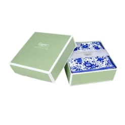 Delft Boxed Paper Cocktail Napkins in Blue - 40 Per Box