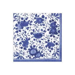 Delft Paper Cocktail Napkins in Blue - 20 Per Package