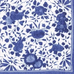 Delft Paper Dinner Napkins in Blue - 20 Per Package