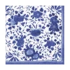 Delft Paper Luncheon Napkins in Blue - 20 Per Package