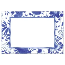 Delft Place Cards in Blue - 8 Per Package