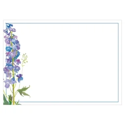 Delphinium Correspondence Cards - 12 Per Package