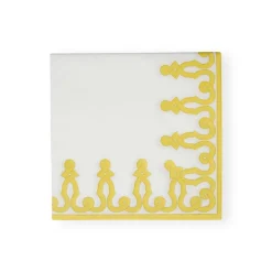 Dessin Passementerie Dijon Paper Linen Dinner Napkins - 12 Per Package