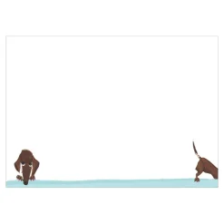 Doggy Paddle Correspondence Cards - 12 Per Package