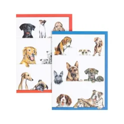 Dogs Boxed Note Cards - 8 Note Cards & 8 Envelopes