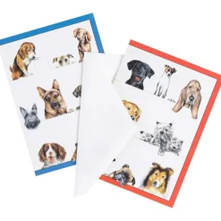 Dogs Boxed Note Cards - 8 Note Cards & 8 Envelopes
