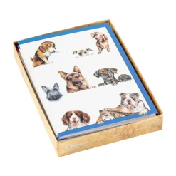 Dogs Boxed Note Cards - 8 Note Cards & 8 Envelopes
