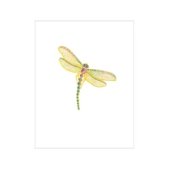 Dragonfly Gift Enclosure Cards - 4 Mini Cards & 4 Envelopes