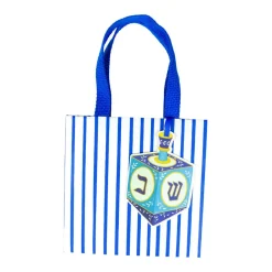 Dreidel And Stripes Gift Bags - 1 Each