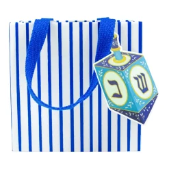 Dreidel And Stripes Gift Bags - 1 Each