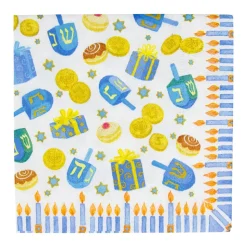 Dreidel; Dreidel; Dreidel Cocktail Napkins - 20 Per Package