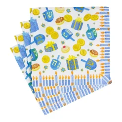 Dreidel; Dreidel; Dreidel Cocktail Napkins - 20 Per Package