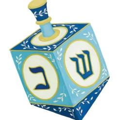 Dreidel Gift Tags - 4 Per Package