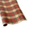 Dress Stewart Tartan Gift Wrapping Paper on Gold Foil - 30" x 6' Roll