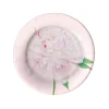 Duchess Peonies Paper Salad & Dessert Plates in Blush - 8 Per Package