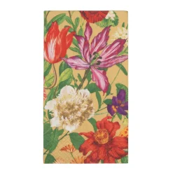 Dutch Floral Gold Guest Towels - includes 15 Guest Towels