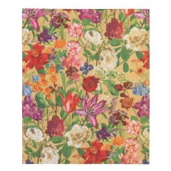 Dutch Floral Gold Guest Towels - includes 15 Guest Towels