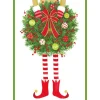 Elf Holding Wreath Small Boxed Christmas Cards - includes 15 cards & envelopes