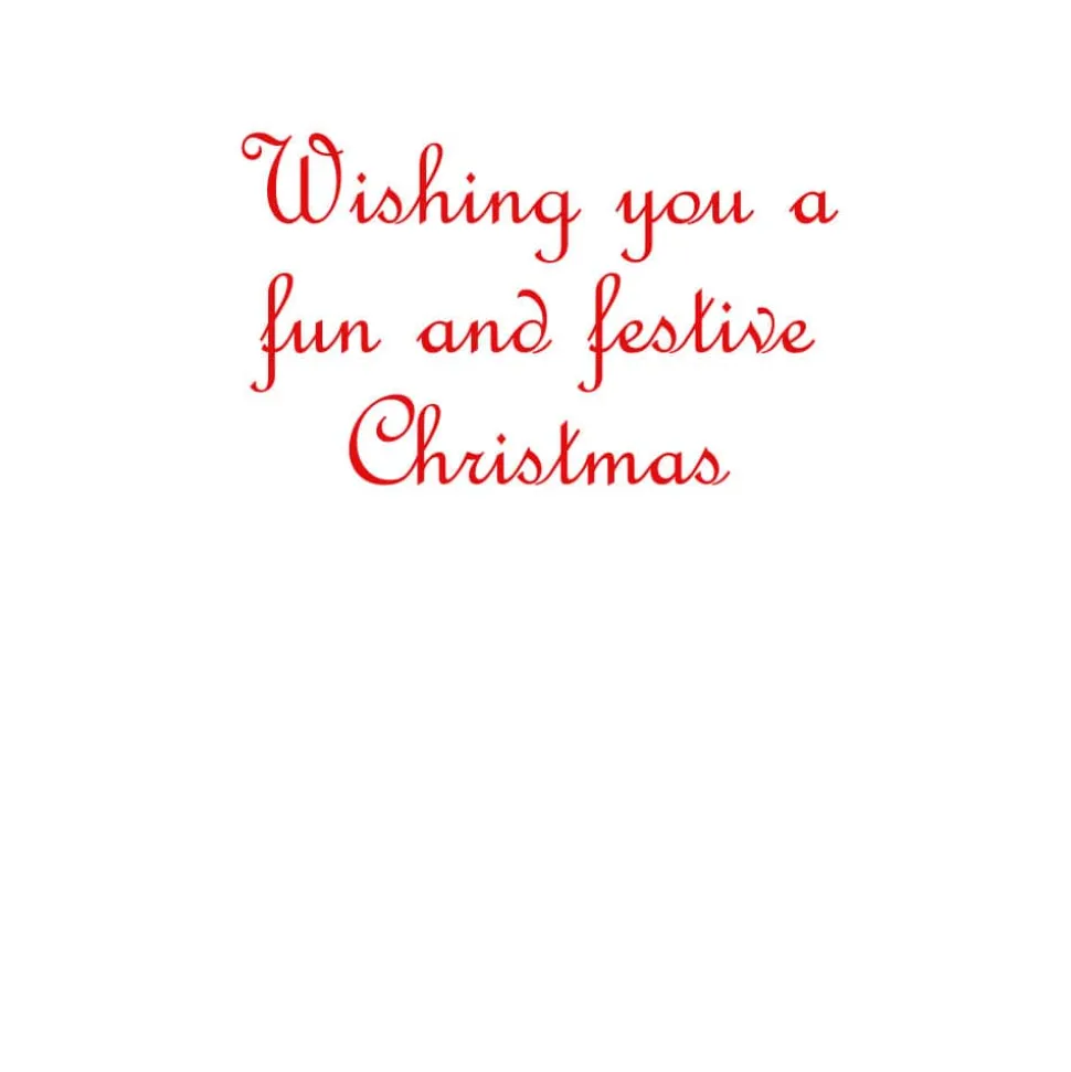 Elf Holding Wreath Small Boxed Christmas Cards - includes 15 cards & envelopes