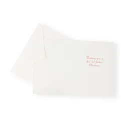 Elf Holding Wreath Small Boxed Christmas Cards - includes 15 cards & envelopes