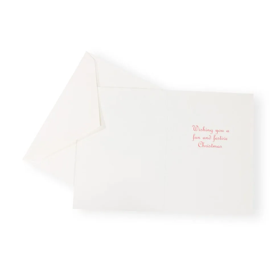 Elf Holding Wreath Small Boxed Christmas Cards - includes 15 cards & envelopes