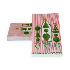 Eloise Red Guest Towel Napkins - 15 Per Package