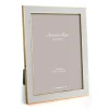 Enamel & Gold 4" x 6" Picture Frame in Stone Grey - 1 Each
