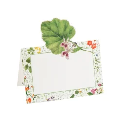 English Country Garden Place Cards Die Cut Package 8 In