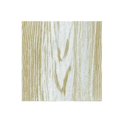 Faux Bois Birch Paper Linen Boxed Cocktail Napkins - 30 Per Package