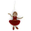 Felt Ornament Set - Ballerina and Nutcracker
