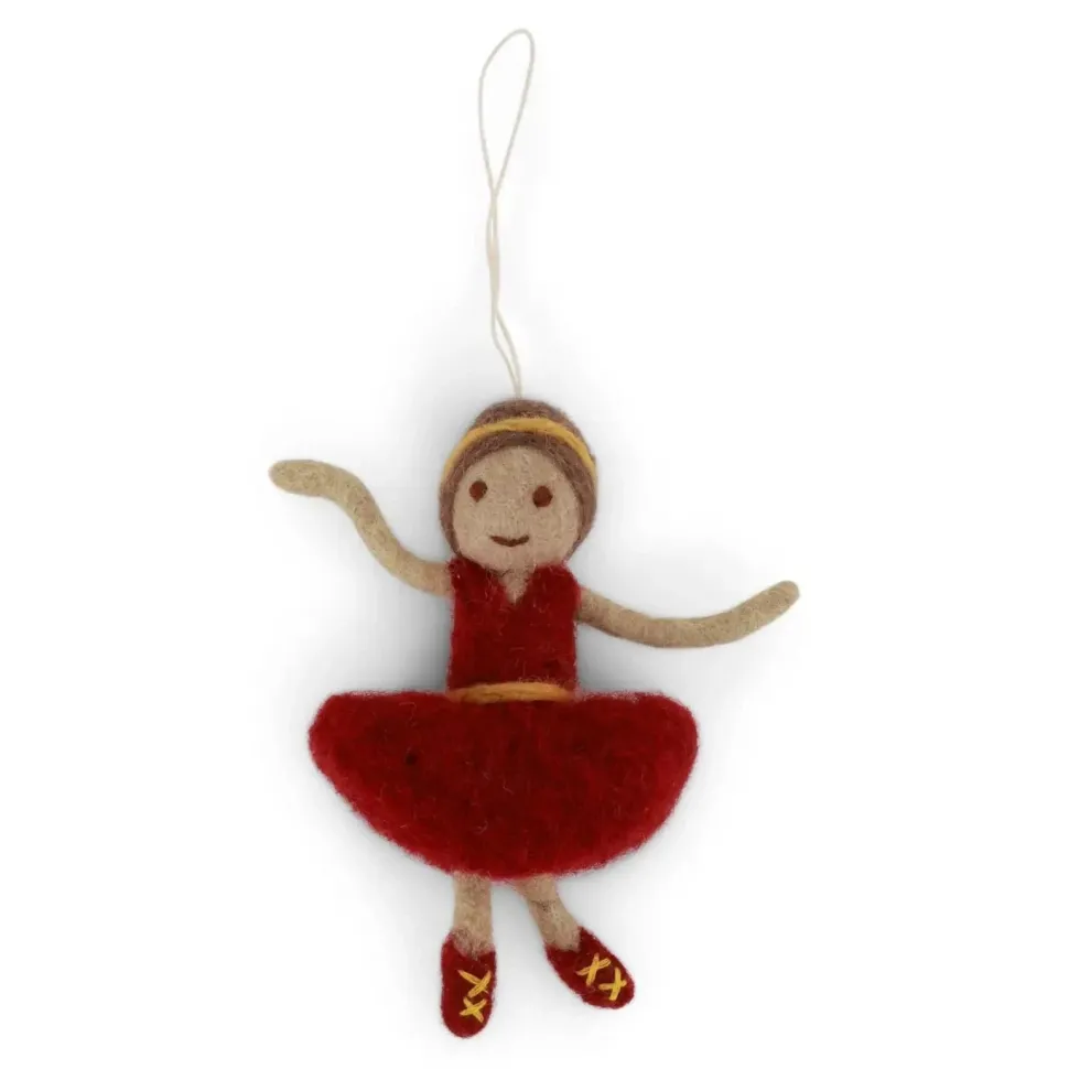 Felt Ornament Set - Ballerina and Nutcracker
