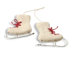 Felt Ornament Set - Ice Skates, Sweater & Mittens