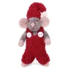 Felt Ornament Set - Mouse in Red and Mouse with Garland