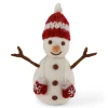 Felt Snowman Ornament - Set of Two