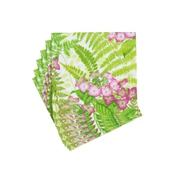Fern Garden Boxed Cocktail Napkins - 40 Per Box