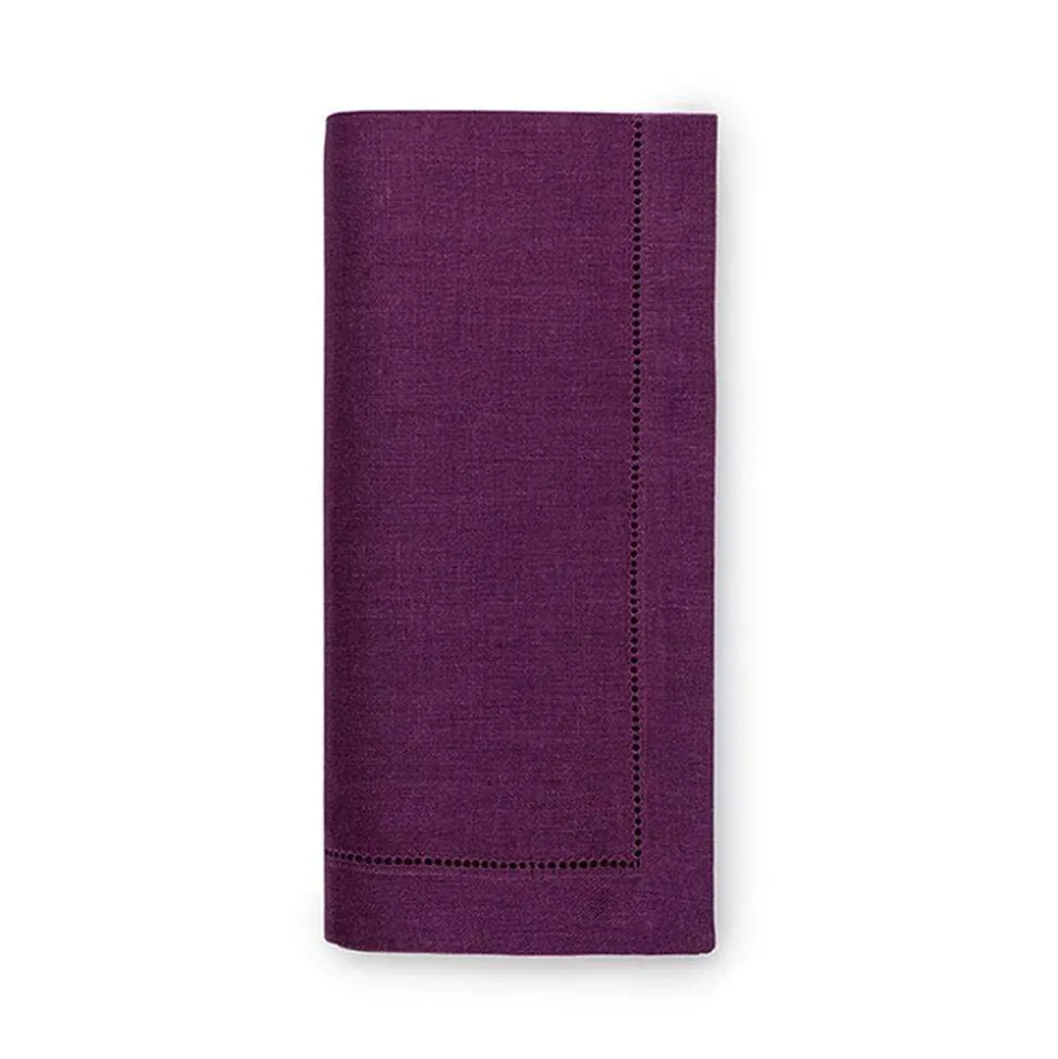 Festival Cloth Dinner Napkins in Aubergine - Set of 4