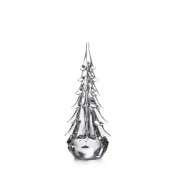 Five-sided Evergreen Glass Tree 14"- 1 Each