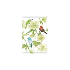 Floral Blank - Set Of Six Greeting Cards And Envelopes