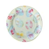 Floral Decorated Eggs Paper Salad & Dessert Plates - 8 Per Package