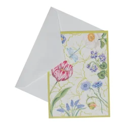 Floral Majolica Boxed Note Cards - 8 Note Cards & 8 Envelopes