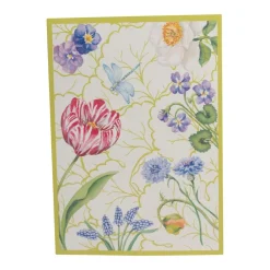 Floral Majolica Boxed Note Cards - 8 Note Cards & 8 Envelopes