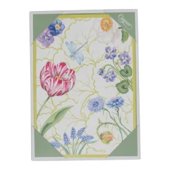 Floral Majolica Boxed Note Cards - 8 Note Cards & 8 Envelopes